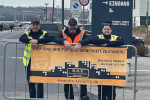 Rhein-Main Hessen Sicherheitsdienst Einfahrtkontrolle VIP Parkplatz bei 05er Heimspielen